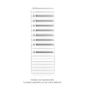 Fassane Spa Asymétrique EC gauche, White Matt, 809W, H 1676 mm / L 550 mm