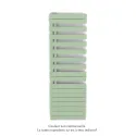 Fassane Spa Asymétrique EC gauche, Pastel Green, 809W, H 1676 mm / L 550 mm