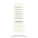 Fassane Spa Asym EC +Air,G, Cream 9001, 809W, H 1713 mm / L 550 mm