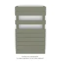 Fassane Spa Symétrique EC, 2 patères, Cement Grey, 411W, H815mm / L500mm