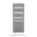 Fassane Spa Symétrique EC, 2 patères, Titane, 625W, H1333mm / L500mm