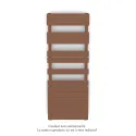 Fassane Spa Symétrique EC, 2 patères, Terracotta, 625W, H1333mm / L500mm