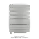 Fassane Spa Asym EC +Air,G, White Aluminium 9006, 429W, H 842 mm / L 550 mm