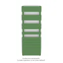 Fassane Spa Symétrique EC, 2 patères, Reseda Green, 625W, H1333mm / L500mm