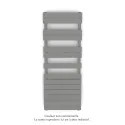 Fassane Spa Symétrique EC, 2 patères, Telegrey 2, 625W, H1333mm / L500mm