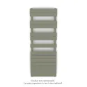 Fassane Spa Symétrique EC, 2 patères, Cement Grey, 625W, H1333mm / L500mm