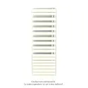 Fassane Spa Asymétrique EC droite, Cream, 809W, H 1676 mm / L 550 mm