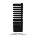 Fassane Spa Asymétrique EC droite, Jet Black, 809W, H 1676 mm / L 550 mm