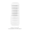 Fassane Spa Asym EC +Air,D, White Matt 0556, 809W, H 1713 mm / L 550 mm