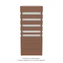 Fassane Spa Symétrique EC, 2 patères, Terracotta, 1300W, H1851mm / L800mm
