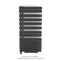 Fassane Spa Asym EC +Air,G, Anthracite Grey 7016, 594W, H 1220 mm / L 550 mm