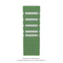 Fassane Spa Symétrique EC, 2 patères, Reseda Green, 1019W, H1851mm / L600mm