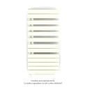 Fassane Spa Asym EC +Air,G, Cream 9001, 594W, H 1220 mm / L 550 mm