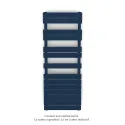 Fassane Spa Symétrique EC, 2 patères, Blue Night, 625W, H1333mm / L500mm