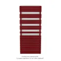 Fassane Spa Symétrique EC, 2 patères, Ruby Red, 1300W, H1851mm / L800mm