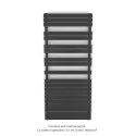 Fassane Spa Symétrique EC, 2 patères, Anthracite Grey, 1300W, H1851mm / L800mm