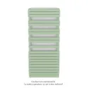 Fassane Spa Symétrique EC, 2 patères, PasteLGreen, 1300W, H1851mm / L800mm