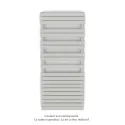 Fassane Spa Symétrique EC, 2 patères, Light Grey, 1300W, H1851mm / L800mm