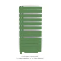 Fassane Spa Asym EC +Air,G, Reseda Green 6211, 594W, H 1220 mm / L 550 mm