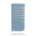 Fassane Spa Asym EC +Air,G, Pastel Blue 5224, 594W, H 1220 mm / L 550 mm