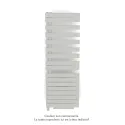 Fassane Spa Asym EC +Air,G, Light Grey 0262, 809W, H 1713 mm / L 550 mm