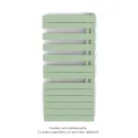 Fassane Spa Asymétrique EC droite, Pastel Green, 594W, H 1183 mm / L 550 mm
