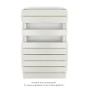 Fassane Spa Symétrique EC, 2 patères, White Quartz, 411W, H815mm / L500mm
