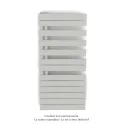 Fassane Spa Asymétrique EC gauche, Light Grey, 594W, H 1183 mm / L 550 mm