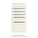 Fassane Spa Asymétrique EC gauche, Edelweiss m., 594W, H 1183 mm / L 550 mm