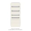 Fassane Spa Symétrique EC, 2 patères, Edelweiss m., 625W, H1333mm / L500mm