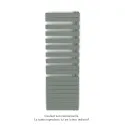 Fassane Spa Asymétrique EC droite, Blue Grey, 809W, H 1676 mm / L 550 mm