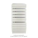 Fassane Spa Asymétrique EC gauche, White Quartz, 594W, H 1183 mm / L 550 mm