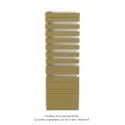 Fassane Spa Asymétrique EC gauche, Beach Gold, 809W, H 1676 mm / L 550 mm