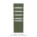 Fassane Spa Symétrique EC, 2 patères, Olive Green, 1019W, H1851mm / L600mm