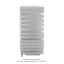 Fassane Spa Asym EC +Air,G, White Aluminium 9006, 594W, H 1220 mm / L 550 mm