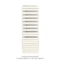 Fassane Spa Asymétrique EC gauche, Edelweiss m., 809W, H 1676 mm / L 550 mm
