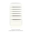Fassane Spa Asym EC +Air,G, Pure White 9010, 594W, H 1220 mm / L 550 mm