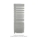 Fassane Spa Asym EC +Air,G, Inox Look 0332, 809W, H 1713 mm / L 550 mm