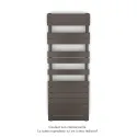 Fassane Spa Symétrique EC, 2 patères, Brown Quartz, 625W, H1333mm / L500mm