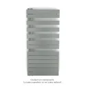 Fassane Spa Asymétrique EC gauche, Titane, 594W, H 1183 mm / L 550 mm