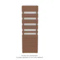 Fassane Spa Symétrique EC, 2 patères, Terracotta, 1019W, H1851mm / L600mm