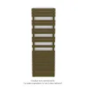 Fassane Spa Symétrique EC, 2 patères, Bronze, 1019W, H1851mm / L600mm