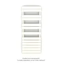 Fassane Spa Symétrique EC, 2 patères, Pure White, 625W, H1333mm / L500mm