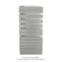 Fassane Spa Asymétrique EC gauche, Inox Look, 594W, H 1183 mm / L 550 mm