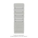 Fassane Spa Symétrique EC, 2 patères, Light Grey, 1019W, H1851mm / L600mm