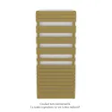 Fassane Spa Symétrique EC, 2 patères, BeacHGold, 1300W, H1851mm / L800mm