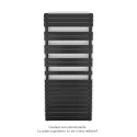 Fassane Spa Symétrique EC, 2 patères, Volcanic, 1300W, H1851mm / L800mm
