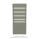 Fassane Spa Symétrique EC, 2 patères, Cement Grey, 1300W, H1851mm / L800mm