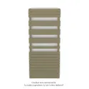 Fassane Spa Symétrique EC, 2 patères, Yellow Grey, 1300W, H1851mm / L800mm