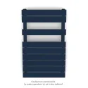 Fassane Spa Symétrique EC, 2 patères, Sapphire Blue, 411W, H815mm / L500mm